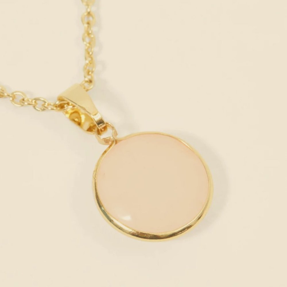 Sanctuary Project X FabFitFun Rose Quartz Serenity Necklace